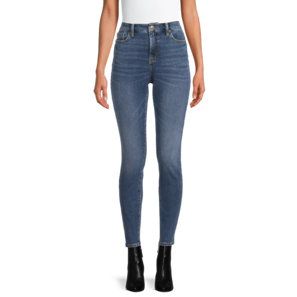 Women's High Rise Curvy Skinny Jeans, 29" Inseam for Regular, Sizes 0-22