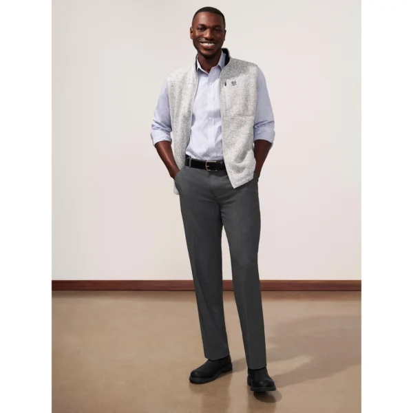 Men’s and Big Men’s Premium Comfort Flat Front Suit Pants - Image 2